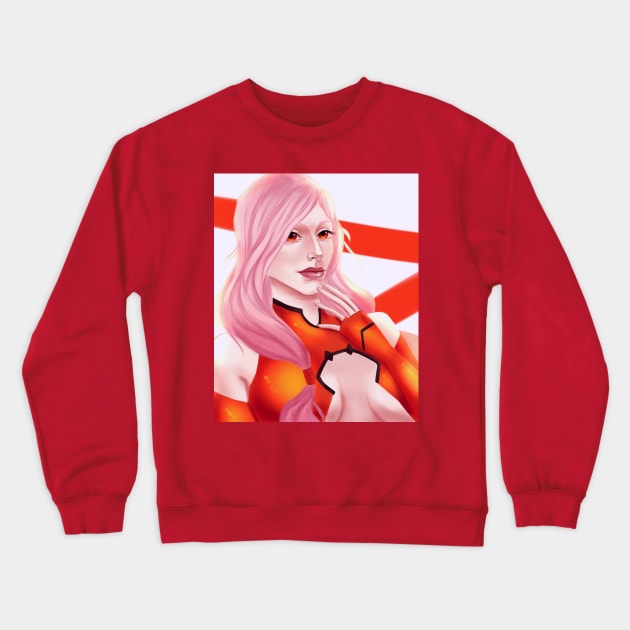 Inori Yuzuriha Guilty Crown Crewneck Sweatshirt by Demonic cute cat